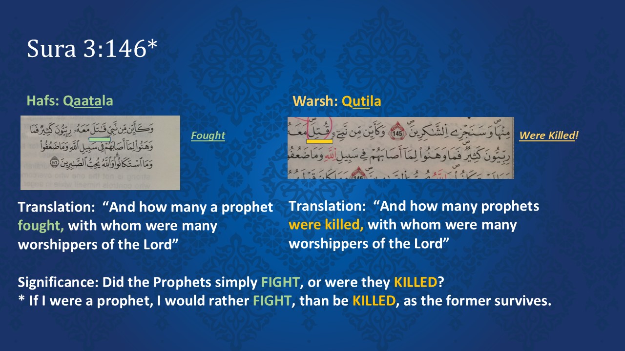 Qur'an Variant 3:146